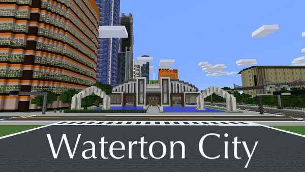 City of Waterton [1.13.2] [1.12.2] [1.11.2] [1.10.2] / Карты в Майнкрафт на дома / 
