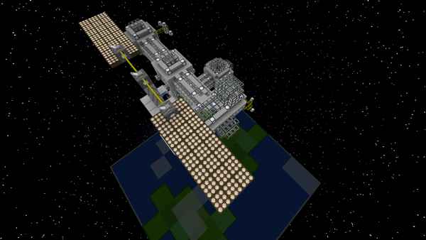 Скачать Epic Space station карту для Майнкрафт [1.7.10] / Карты в Майнкрафт на дома / 