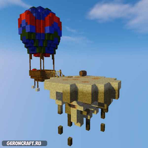 Скачать Infinity Evolved Skyblock [Template] — Balloon Island карту для Майнкрафт [1.7.10] / Карты для майнкрафт / 