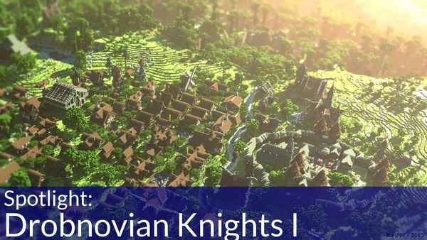 Скачать Drobnovian Knights I карту для Майнкрафт [1.8.9] / Карты в Майнкрафт на дома / 