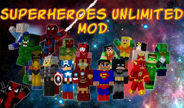 Superheroes Unlimited [1.7.10] / Моды на Майнкрафт / 