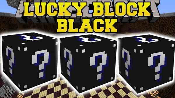 Black Lucky Block [1.7.10] / Лаки Блоки / 