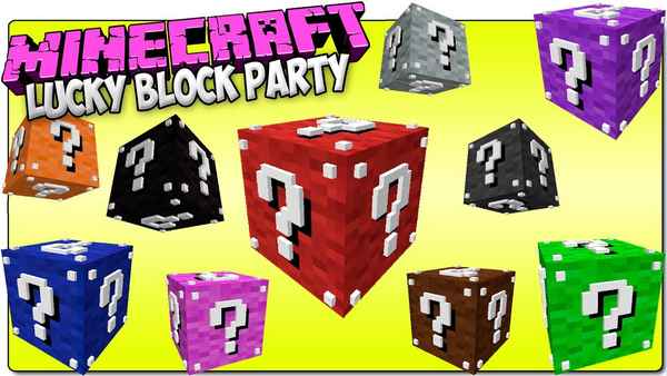 Lucky Block Party [1.8.9] / Лаки Блоки / 