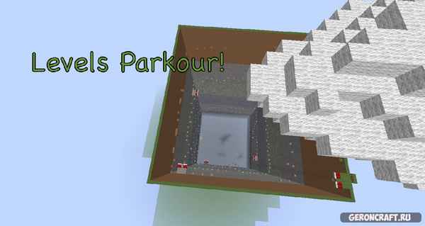 Bedrock to Heaven Parkour (singleplayer) (multiplayer) [1.8.9] / Карты для майнкрафт / 
