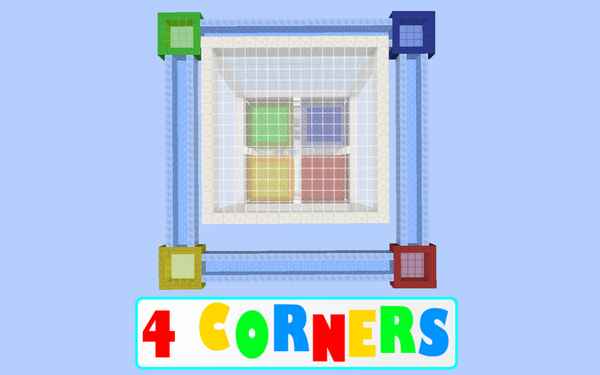 4 Corners a minigame by UniqueImpact [1.10.2] / Карты для майнкрафт / 