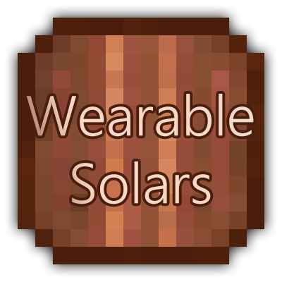 Wearable Solars [1.12.2] / Моды на Майнкрафт / 