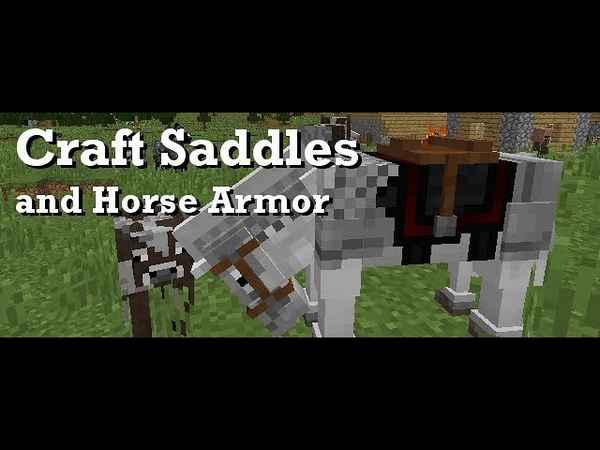 Craft Saddles Horse Armor, Name Tags and Leads Mod [1.12.2] / Моды на Майнкрафт / 