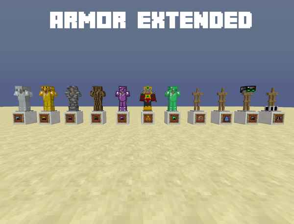 Armor Extended  / Моды на Майнкрафт / 