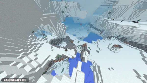 sky (snow) dimension Mod [1.12.2] / Моды на Майнкрафт / 