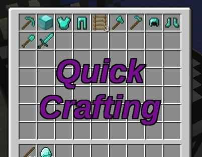 Quick Crafting [1.8.9] [1.7.10] / Моды на Майнкрафт / 