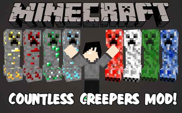 Countless Creepers [1.7.10] [1.7.2] / Моды на Майнкрафт / 