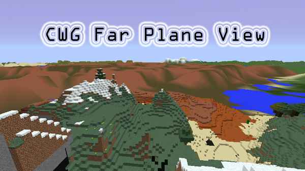CWG Far Plane View [1.12.2] / Моды на Майнкрафт / 