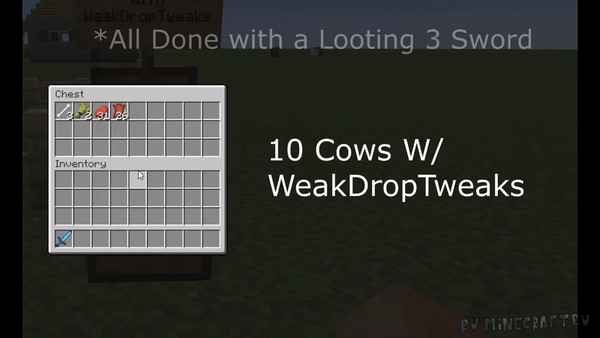 Weak Drops Tweaked [1.12.2] / Моды на Майнкрафт / 